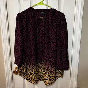 Torrid Women’s Leopard Blouse